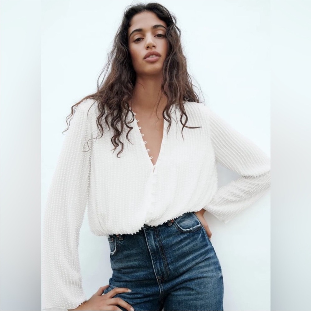Zara Pearl Top L